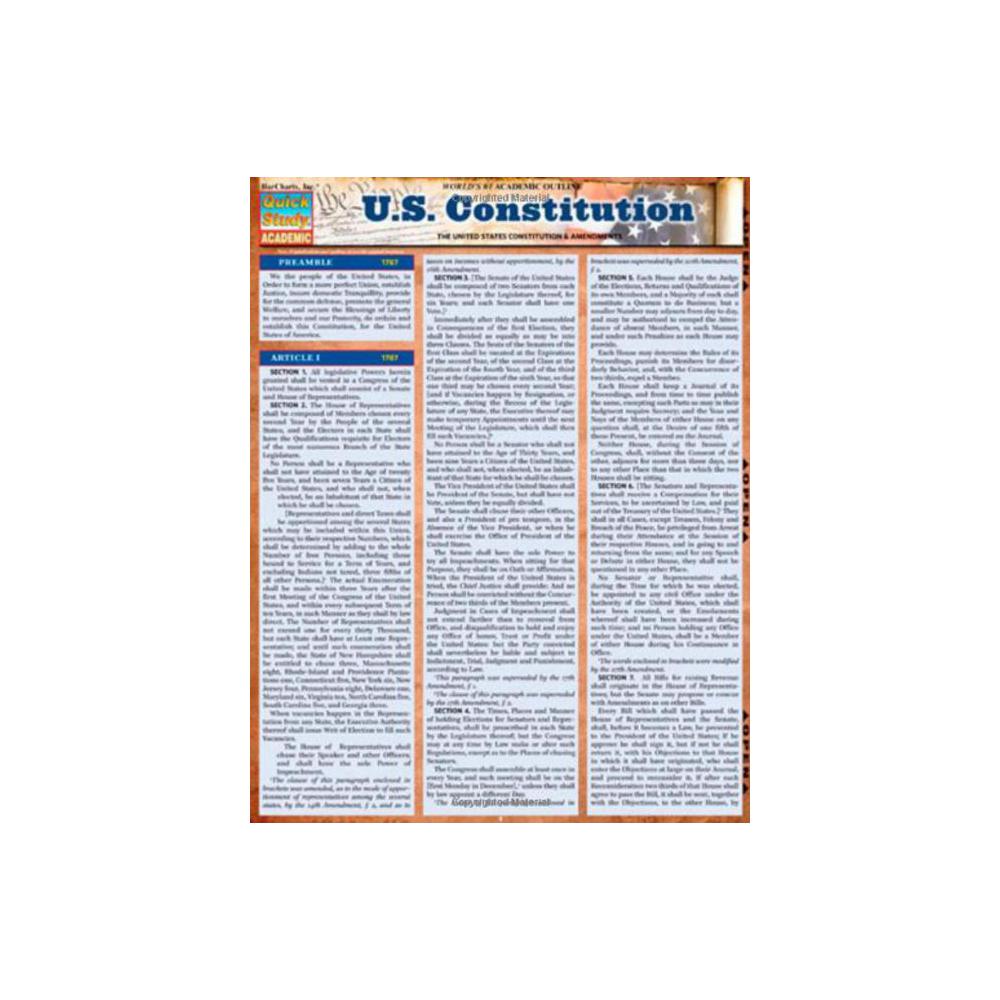 Barchart, Study Guide, U.S. Constitution